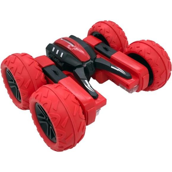 RC Rotating Stunt Cars Flowering Remote Control Cars Toys with Lights , Red - Picture 3 of 6